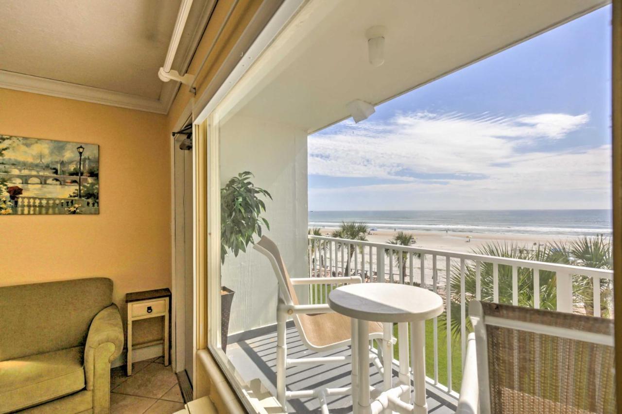 Daytona Beach Studio With Oceanfront Balcony And Pool! المظهر الخارجي الصورة