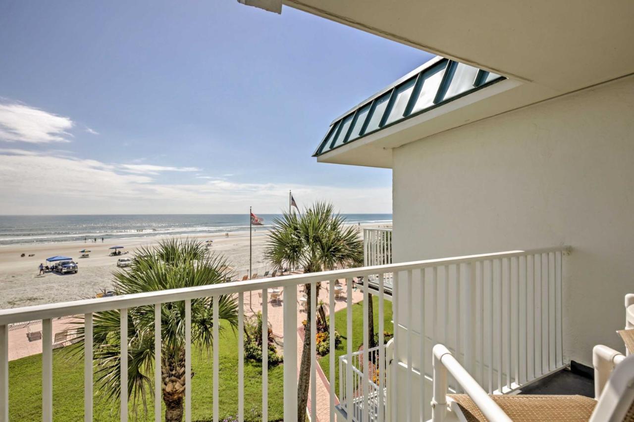 Daytona Beach Studio With Oceanfront Balcony And Pool! المظهر الخارجي الصورة