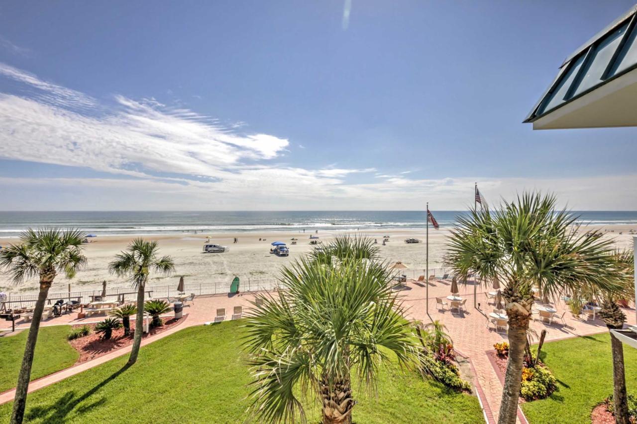 Daytona Beach Studio With Oceanfront Balcony And Pool! المظهر الخارجي الصورة