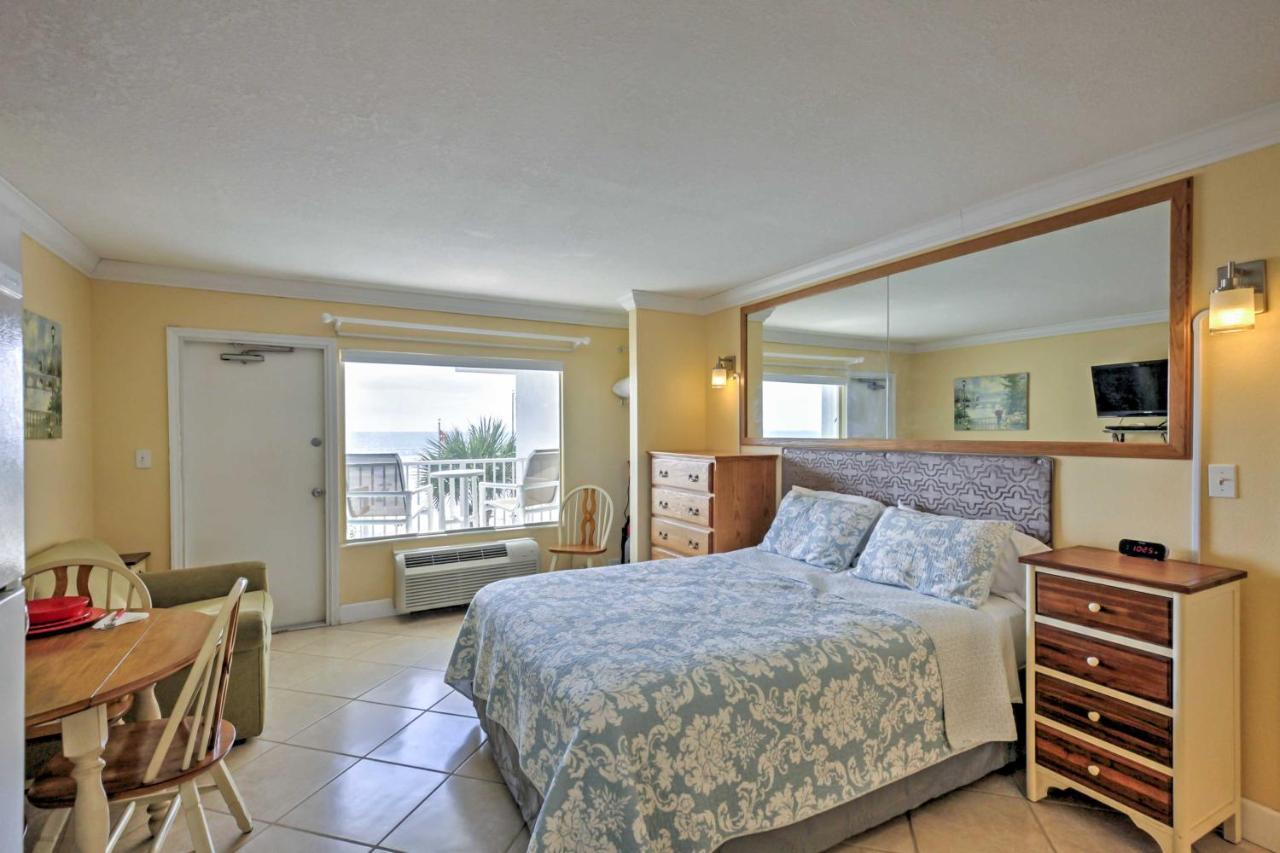Daytona Beach Studio With Oceanfront Balcony And Pool! المظهر الخارجي الصورة