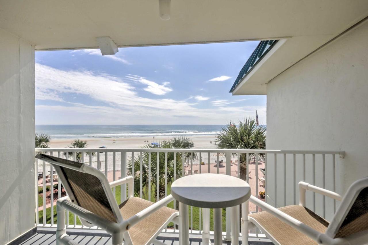 Daytona Beach Studio With Oceanfront Balcony And Pool! المظهر الخارجي الصورة