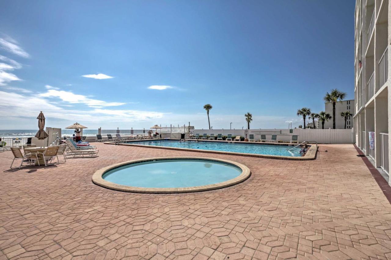 Daytona Beach Studio With Oceanfront Balcony And Pool! المظهر الخارجي الصورة